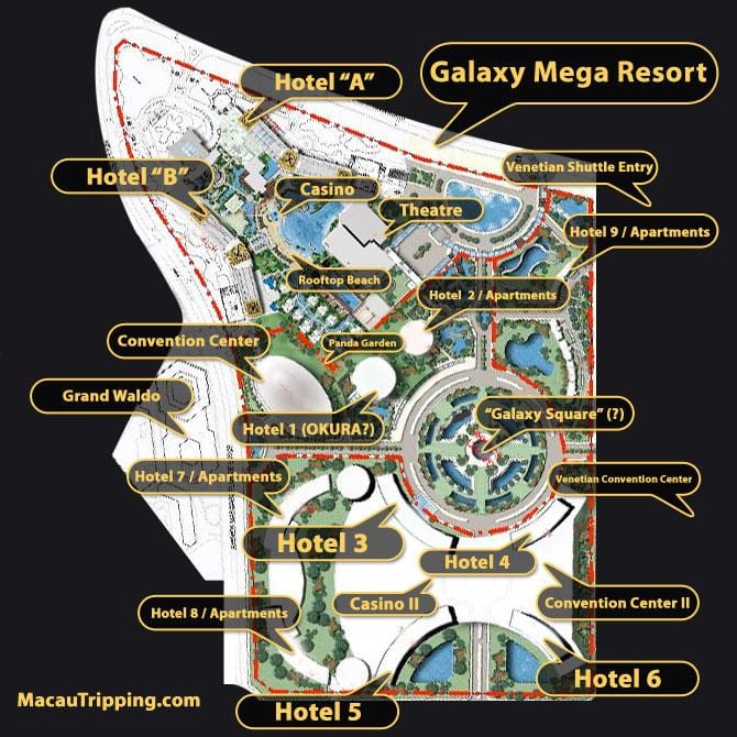 galaxy Macau الكلمة خريطة